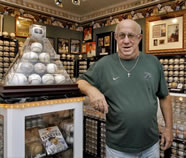 largest collection of autographed baseballs Dennis Schrader