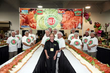 largest BLT sandwich Associated Wholesale Grocers