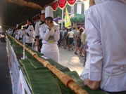 worlds longest sushi roll Semarang Indonesia