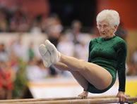 world's oldest gymnast Johanna Quaas