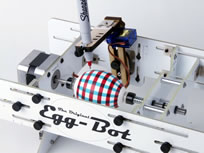 The Egg-Bot First robot that can decorate Easter eggs 
