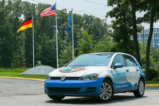 A 2015 Volkswagen Golf TDI just set a new record for "lowest fuel consumption—48 U.S. contiguous States for a non-hybrid car." The diesel hatchback averaged 81.18 mpg over the course of 8,233.5 miles, while visiting each of the continental 48 U.S. states. The entire trip was done on 101.43 gallons of fuel at a cost of $294.98. 